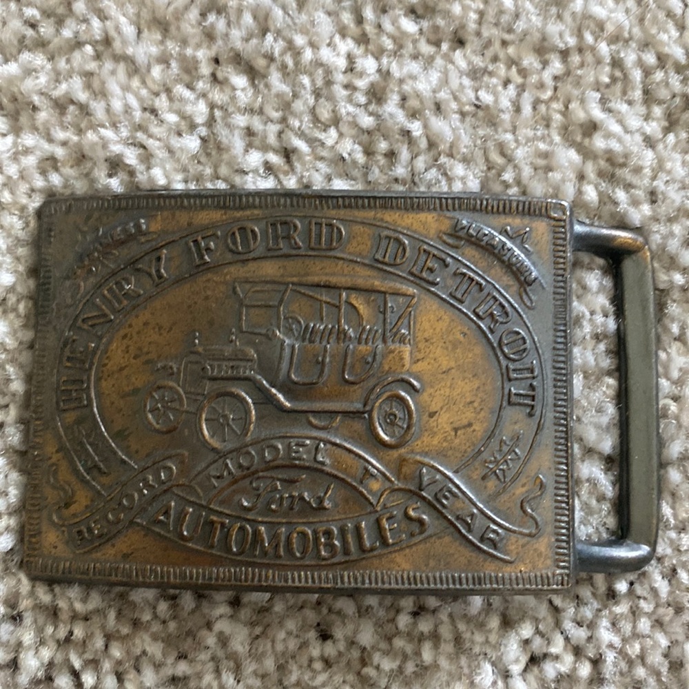 Ford belt buckle